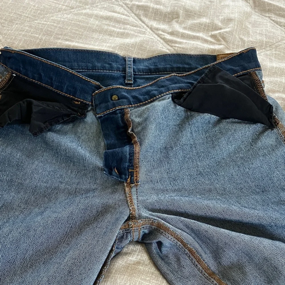 True Religion Victoria Mid Rise Dark Blue Skinny Jeans size 32 - Picture 10 of 15